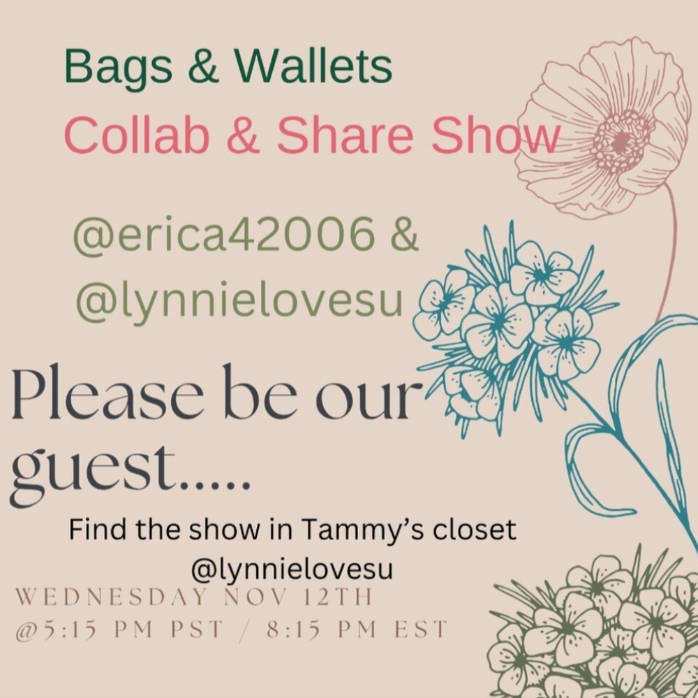 Bags & Wallet Collab and Share Show!!!!